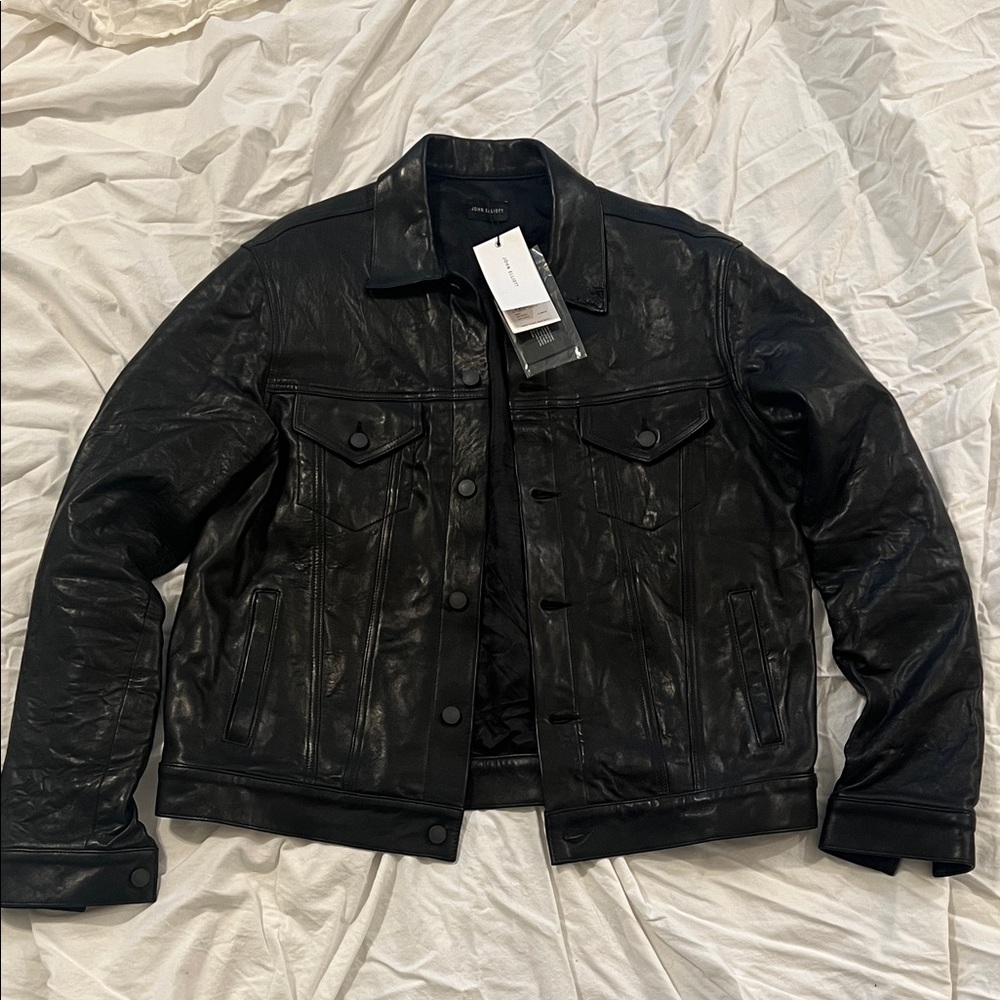 John Elliot Thumper Men's Black Leather Jacket